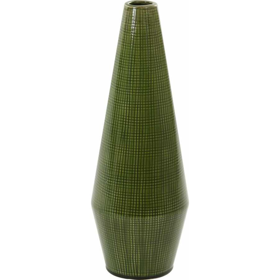 Light and Living Isidoro Vase Olive Green Naken Interiors